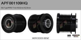 HQ APF001109HQ - POLEAS NUEVO INA Type PFR8 17,00 mm 50,02 mm 52,30 mm