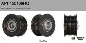 HQ APF150109HQ - POLEAS NUEVO INA Type PFR8 17,00 mm 59,55 mm 39,00 mm