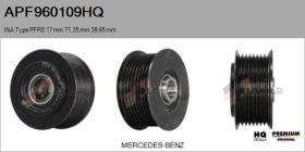 HQ APF960109HQ - POLEAS NUEVO INA Type PFR8 17,00 mm 71,35 mm 39,65 mm