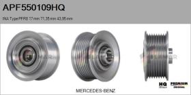 HQ APF550109HQ - POLEAS NUEVO INA Type PFR8 17,00 mm 71,35 mm 43,95 mm