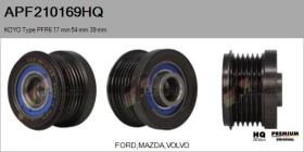 HQ APF210169HQ - POLEAS NUEVO KOYO Type PFR6 17,00 mm 54,00 mm 39.00 mm