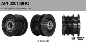 HQ APF320129HQ - POLEAS NUEVO LITENS Type PFR6 17,00 mm 58,00 mm 51,00 mm