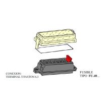  P580 - PORTAFUSIBLE 8V SERIE FU40...