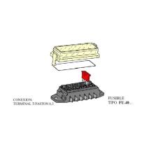 FTC P606 - PORTAFUSIBLE CON TAPA 6-V NR