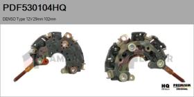 HQ PDF530104HQ - Rectificador, alternador DENSO Type 12V 29mm 102mm