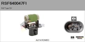 FIAT RSF640047FI - Resistencia en serie, electromotor de ventilador FIAT Type 1