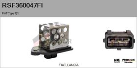 FIAT RSF360047FI - Resistencia en serie, electromotor de ventilador FIAT Type 1