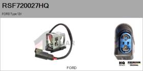 HQ RSF720027HQ - Resistencia en serie, electromotor de ventilador FORD Type 1