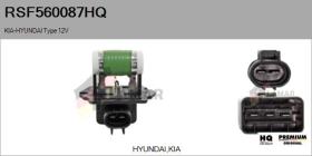  RSF560087HQ - Resistencia en serie, electromotor de ventilador HYUNDAI Typ