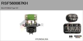 HYUNDAI-KIA RSF560087KH - Resistencia en serie, electromotor de ventilador HYUNDAI Typ