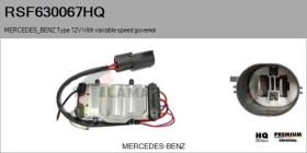 HQ RSF630067HQ - Resistencia en serie, electromotor de ventilador MERCEDES Ty