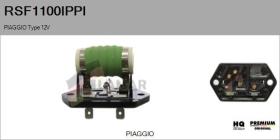 PIAGGIO RSF1100IPPI - Resistencia en serie, electromotor de ventilador PIAGGIO Typ