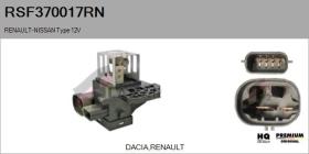 RENAULT NISSAN RSF370017RN - Resistencia en serie, electromotor de ventilador RENAULT Typ