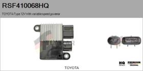 HQ RSF410068HQ - Resistencia en serie, electromotor de ventilador TOYOTA Type