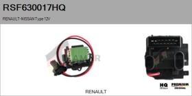 HQ RSF630017HQ - RESISTENCIAS VENTILADOR CALEFACCION