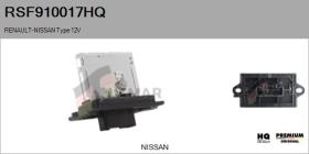 HQ RSF910017HQ - RESISTENCIAS VENTILADOR CALEFACCION