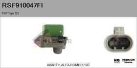 FIAT RSF910047FI - RESISTENCIAS VENTILADOR CALEFACCION