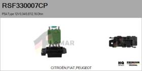  RSF330007CP - RESISTENCIAS VENTILADOR CALEFACCION