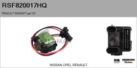 HQ RSF820017HQ - RESISTENCIAS VENTILADOR CALEFACCION