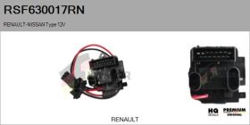 RENAULT NISSAN RSF630017RN - RESISTENCIAS VENTILADOR CALEFACCION