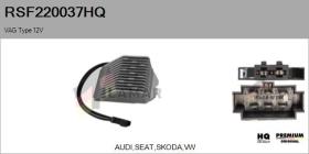 HQ RSF220037HQ - RESISTENCIAS VENTILADOR CALEFACCION