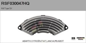 HQ RSF030047HQ - RESISTENCIAS VENTILADOR CALEFACCION