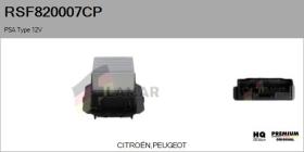 PSA RSF820007CP - RESISTENCIAS VENTILADOR CALEFACCION