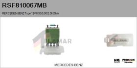 MERCEDES BENZ RSF810067MB - RESISTENCIAS VENTILADOR CALEFACCION