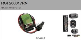 RENAULT NISSAN RSF260017RN - RESISTENCIAS VENTILADOR CALEFACCION