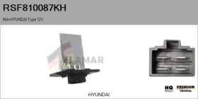 HYUNDAI-KIA RSF810087KH - RESISTENCIAS VENTILADOR CALEFACCION