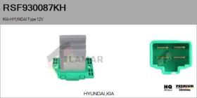 HYUNDAI-KIA RSF930087KH - RESISTENCIAS VENTILADOR CALEFACCION