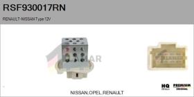 RENAULT NISSAN RSF930017RN - RESISTENCIAS VENTILADOR CALEFACCION