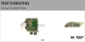 HQ RSF310037HQ - RESISTENCIAS VENTILADOR CALEFACCION