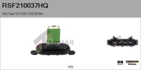 HQ RSF210037HQ - RESISTENCIAS VENTILADOR CALEFACCION