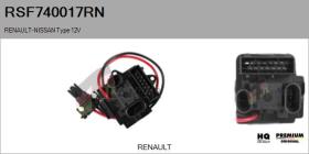 RENAULT NISSAN RSF740017RN - RESISTENCIAS VENTILADOR CALEFACCION