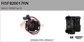 RENAULT NISSAN RSF820017RN - RESISTENCIAS VENTILADOR CALEFACCION