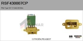 PSA RSF430007CP - RESISTENCIAS VENTILADOR CALEFACCION