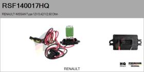 HQ RSF140017HQ - RESISTENCIAS VENTILADOR CALEFACCION