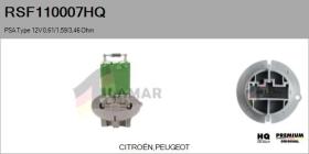 HQ RSF110007HQ - RESISTENCIAS VENTILADOR CALEFACCION