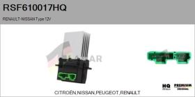 HQ RSF610017HQ - RESISTENCIAS VENTILADOR CALEFACCION