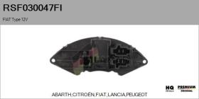 FIAT RSF030047FI - RESISTENCIAS VENTILADOR CALEFACCION