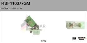 GM RSF110077GM - RESISTENCIAS VENTILADOR CALEFACCION