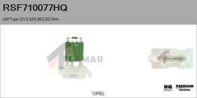 HQ RSF710077HQ - RESISTENCIAS VENTILADOR CALEFACCION