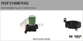 HQ RSF210067HQ - RESISTENCIAS VENTILADOR CALEFACCION