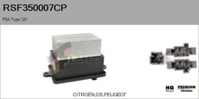 PSA RSF350007CP - RESISTENCIA VENTILADOR CALEFACCION