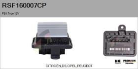 PSA RSF160007CP - Resistencia Ventilador Calefacción