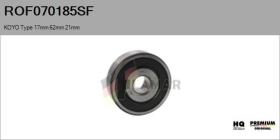 SKF ROF070185SF - RODAM. NUEVO ORIG. KOYO Type 17,00mm 62,00mm 21,00mm