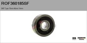 SKF ROF360185SF - RODAM. NUEVO ORIG. SKF Type 15,00mm 46,00mm 14,00mm