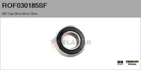 SKF ROF030185SF - RODAM. NUEVO ORIG. SKF Type 25mm 52mm 15mm