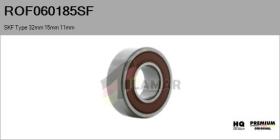 SKF ROF060185SF - RODAM. NUEVO ORIG. SKF Type 32,00mm 15,00mm 11,00mm